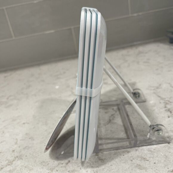 Set 4 GINGERBREAD COOKIE MAN 6” Christmas Assorted Appetizer Plates Melamine - Picture 4 of 7